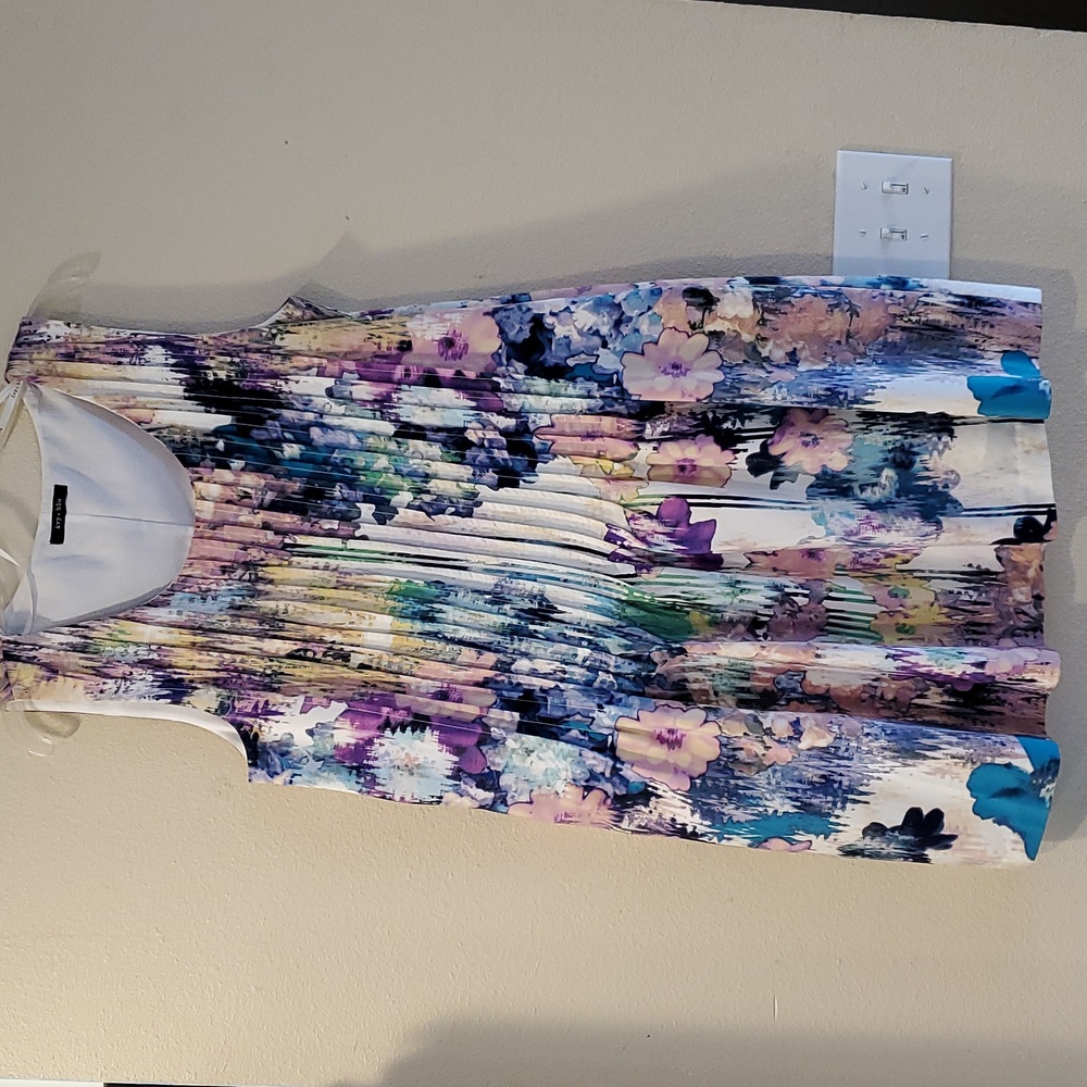 Anthropologie Watercolor Floral Dress